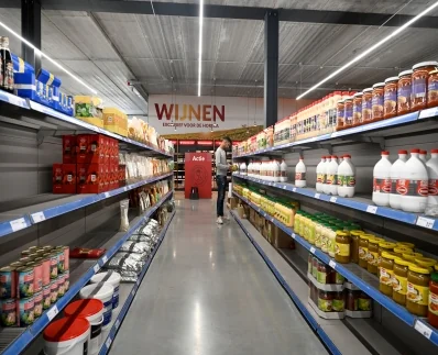 grootverpakkingen van horeca groothandel MELEDI Evergem